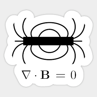 Maxwell Equation 1 Sticker